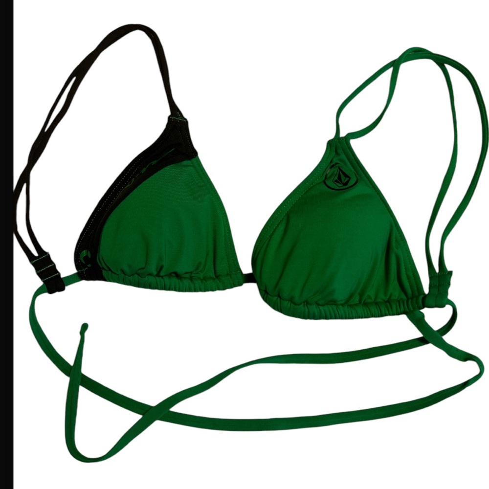 Volcom Green Simply Seamless Triangle Bikini
Top Size XS
